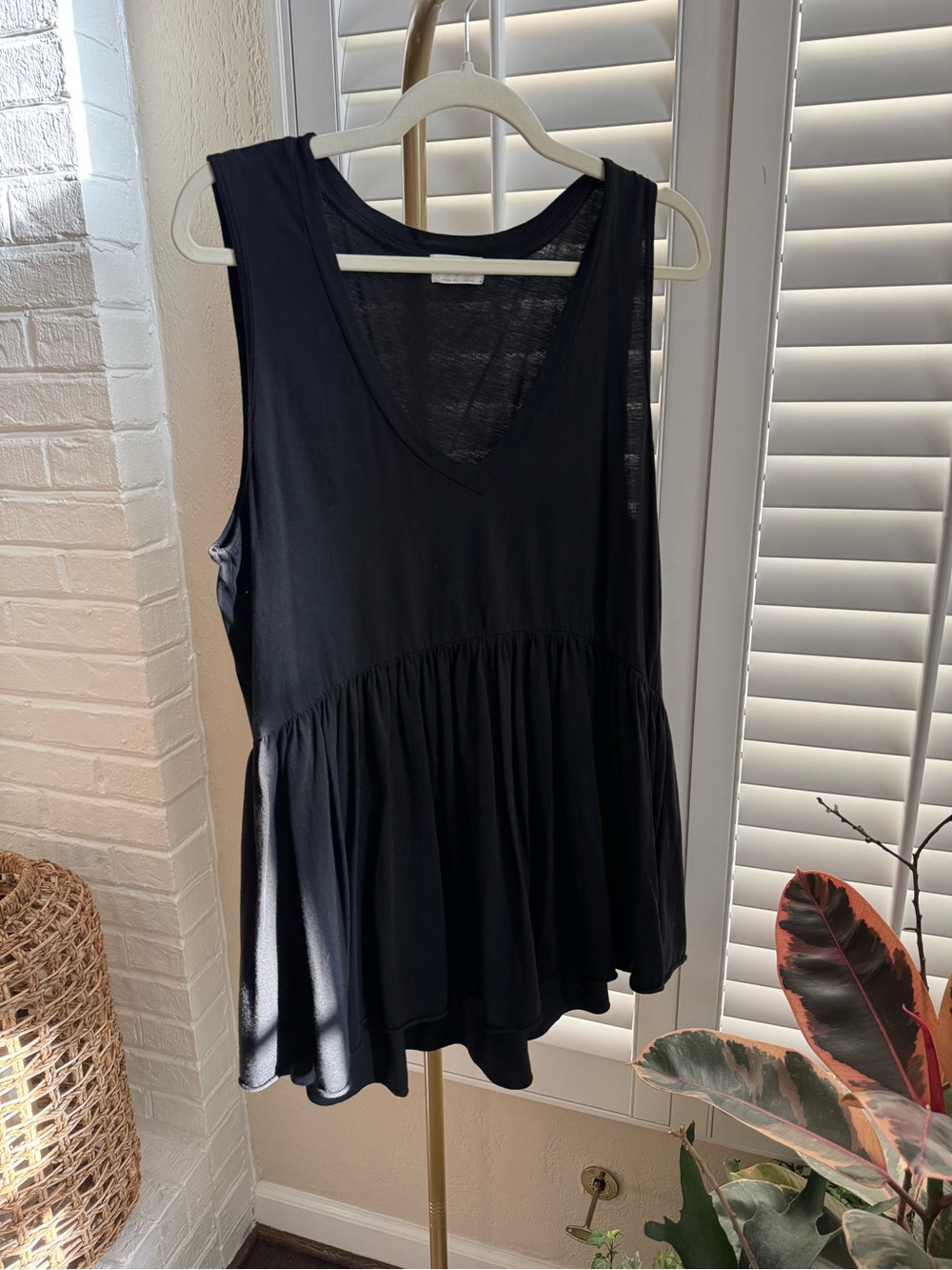 Anthropologie t.l.a. Peplum Tank